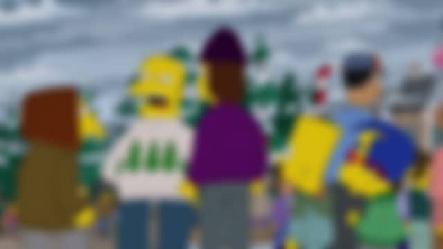 LES SIMPSONS 4 as it is on air right now