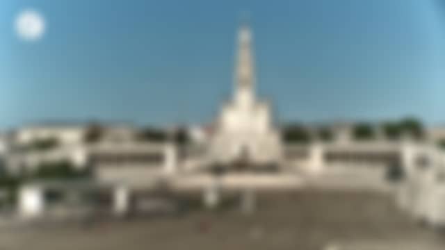 Santuário de Fátima tal como está no ar agora